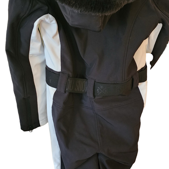 Men's Black & White snowsuit - Picture 3 of 3